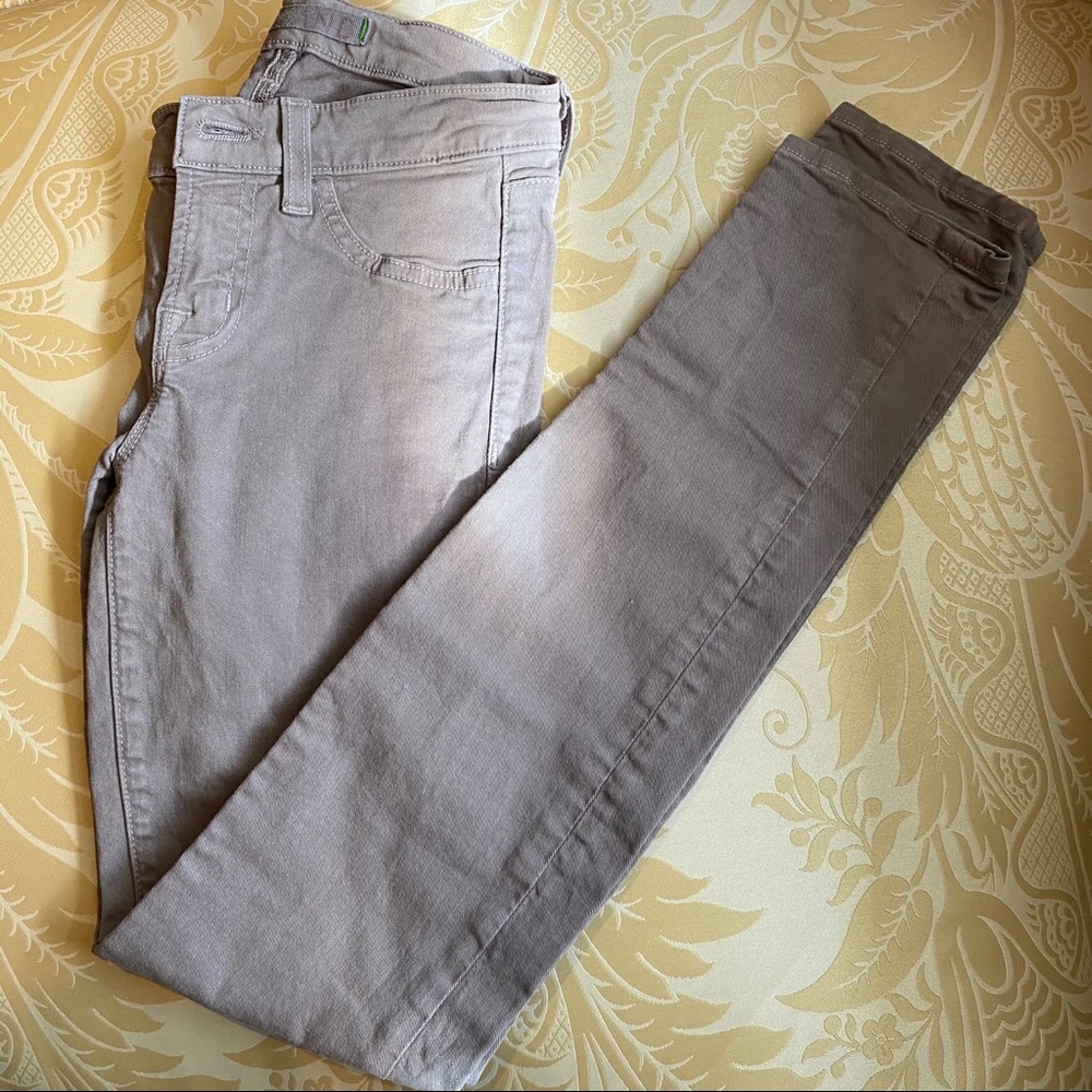 J Brand Girls Taupe Skinny Pants size 10